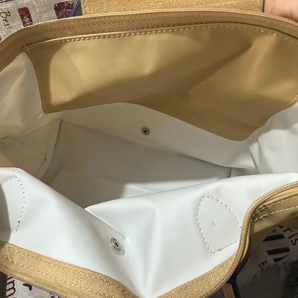 Longchamp Packable Nylon Logo Tote - Picture 6 of 7